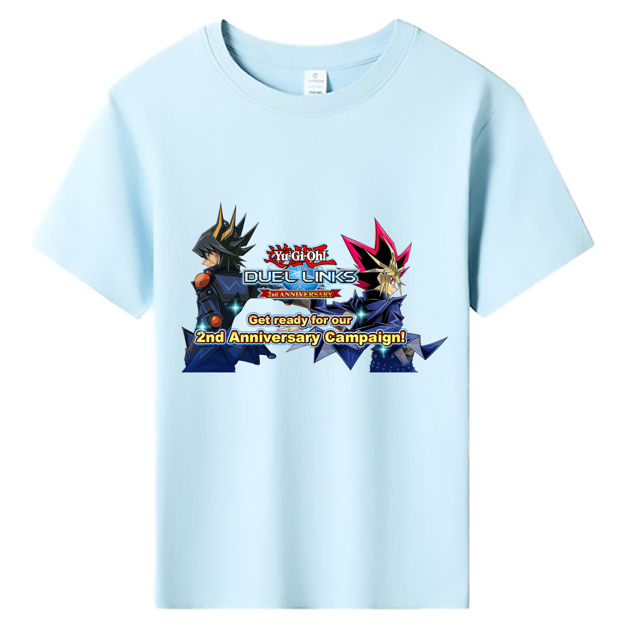 （画像用） 遊☆戯☆王 Yu-Gi-Oh! 綿100％キッズTシャツ（フロントプリント）